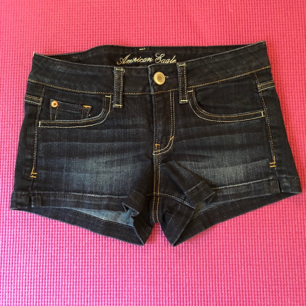 Low-rise Jean Shorts